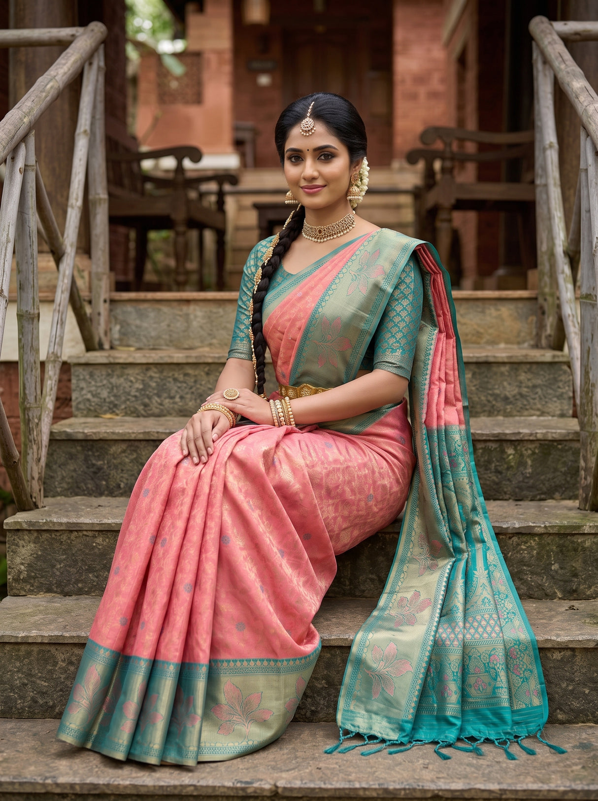 MIMOSA Saree Saree — pose 8 styling detail