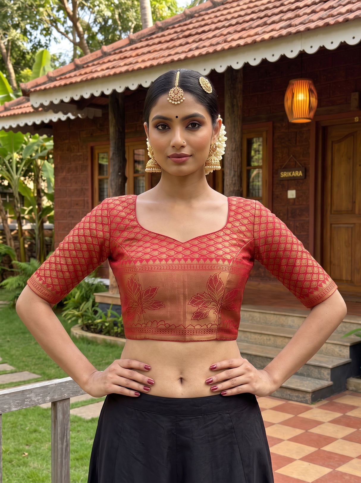 MIMOSA Saree Saree — blouse close-up