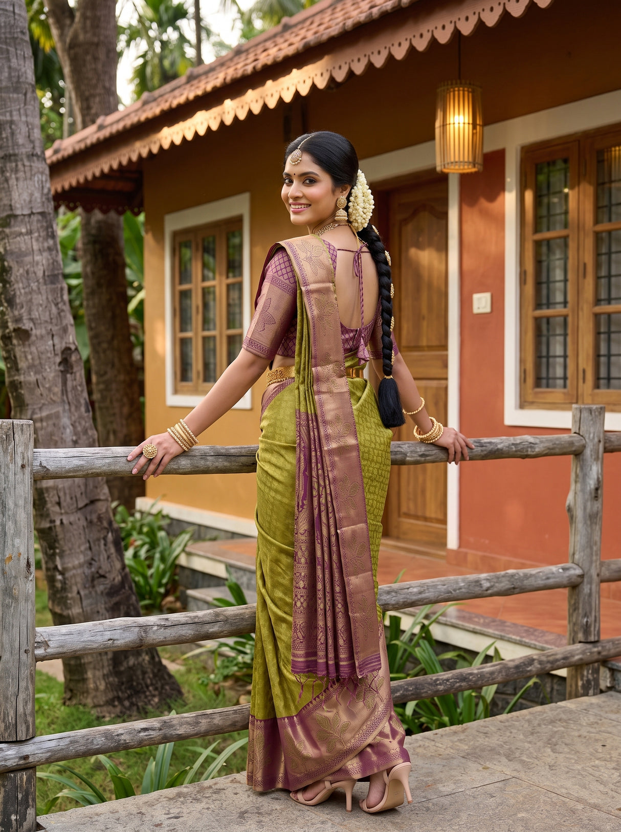 MIMOSA Saree Saree — pose 7 styling detail
