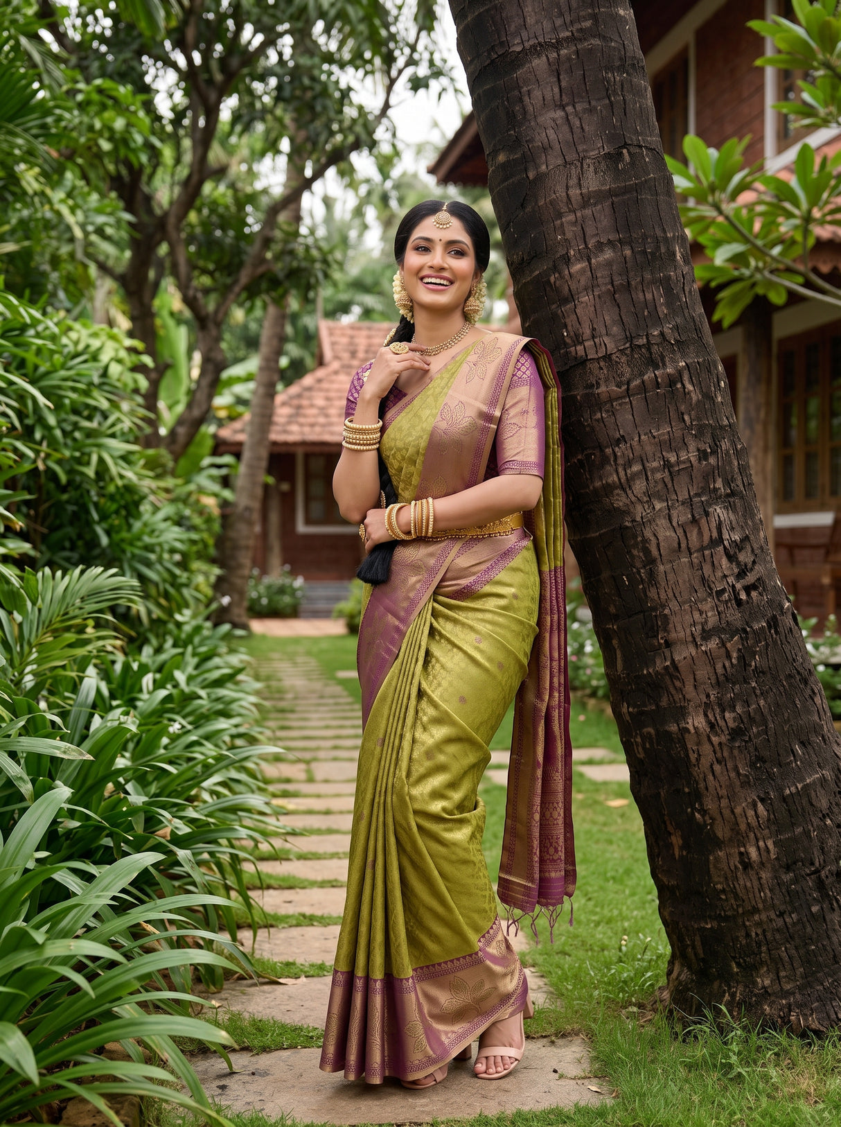 MIMOSA Saree Saree — pose 9 styling detail