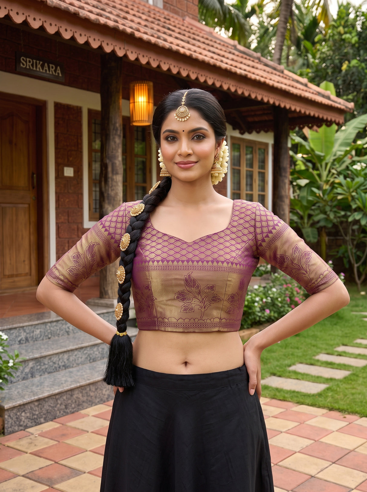 MIMOSA Saree Saree — blouse close-up