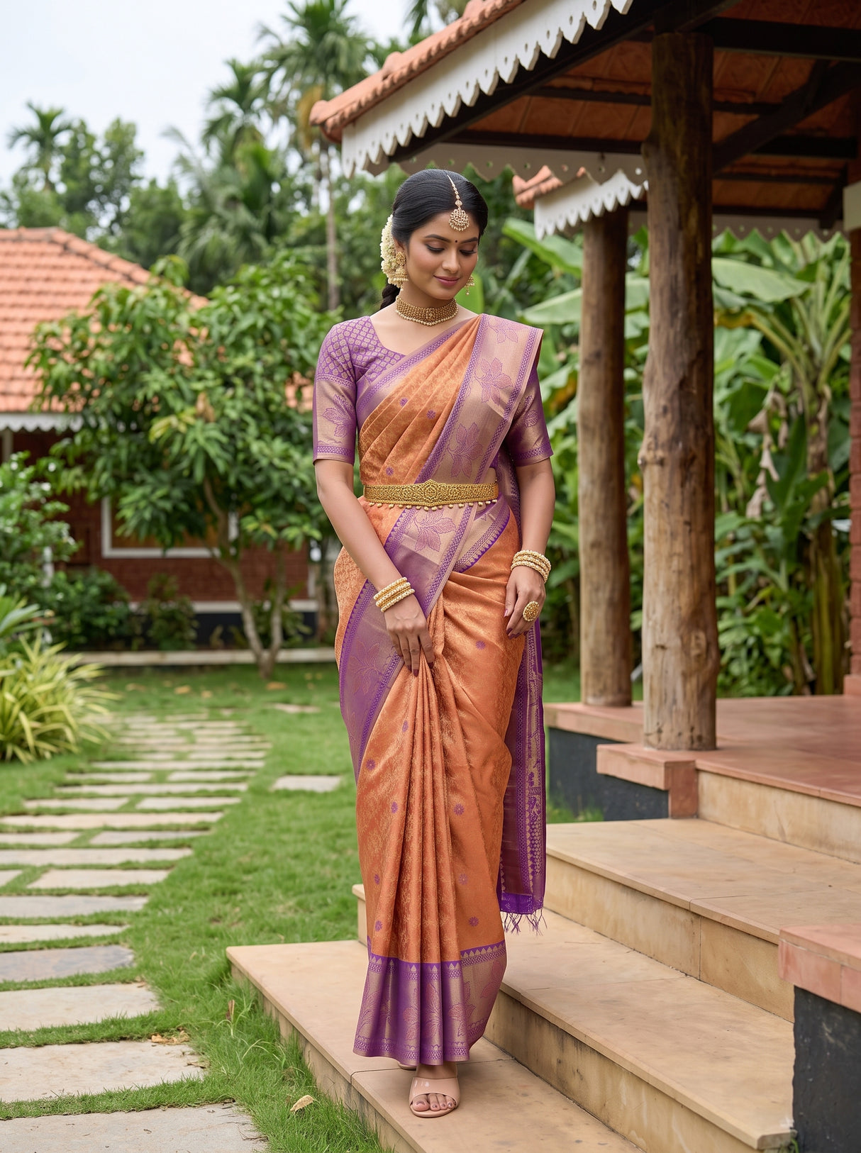 MIMOSA Saree Saree — pose 6 styling detail