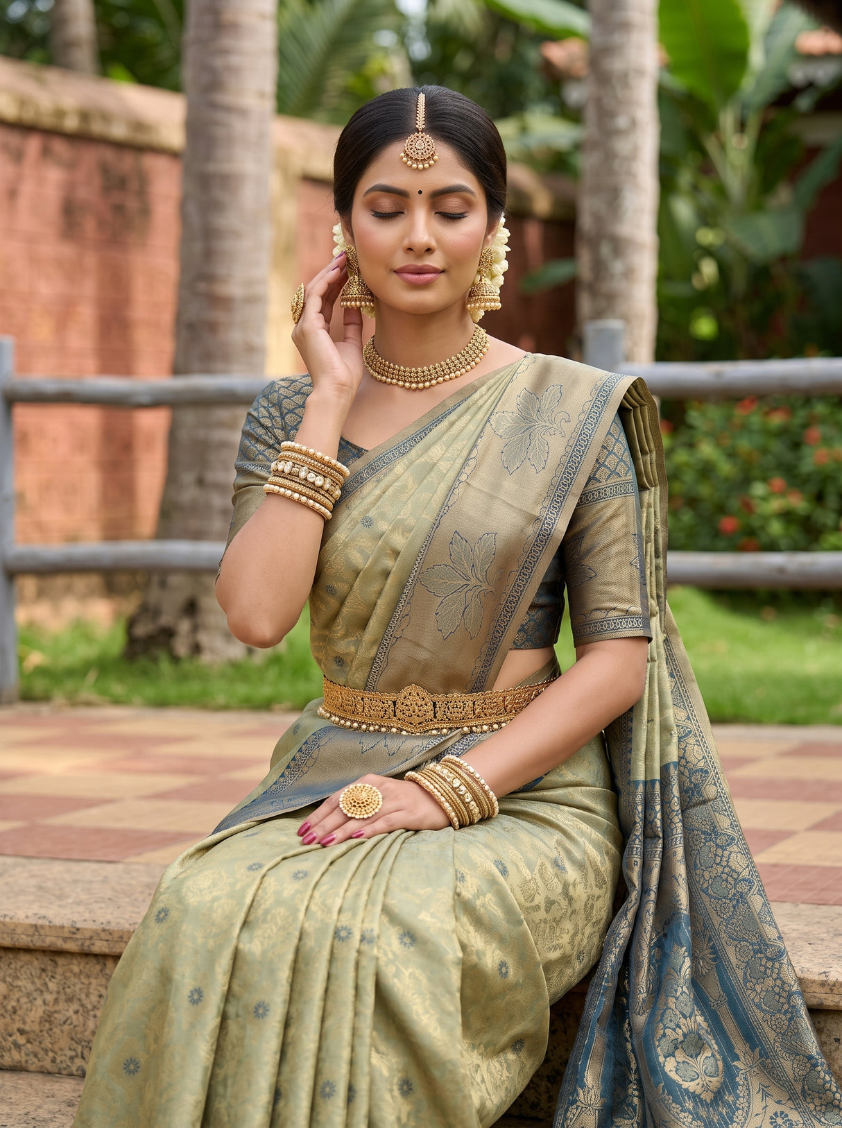 MIMOSA Saree Saree — pose 10 styling detail