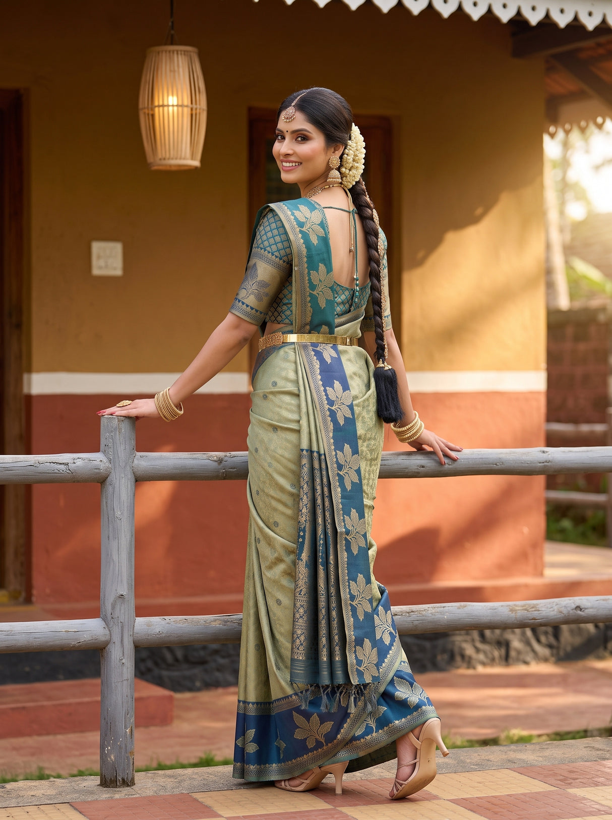 MIMOSA Saree Saree — pose 7 styling detail