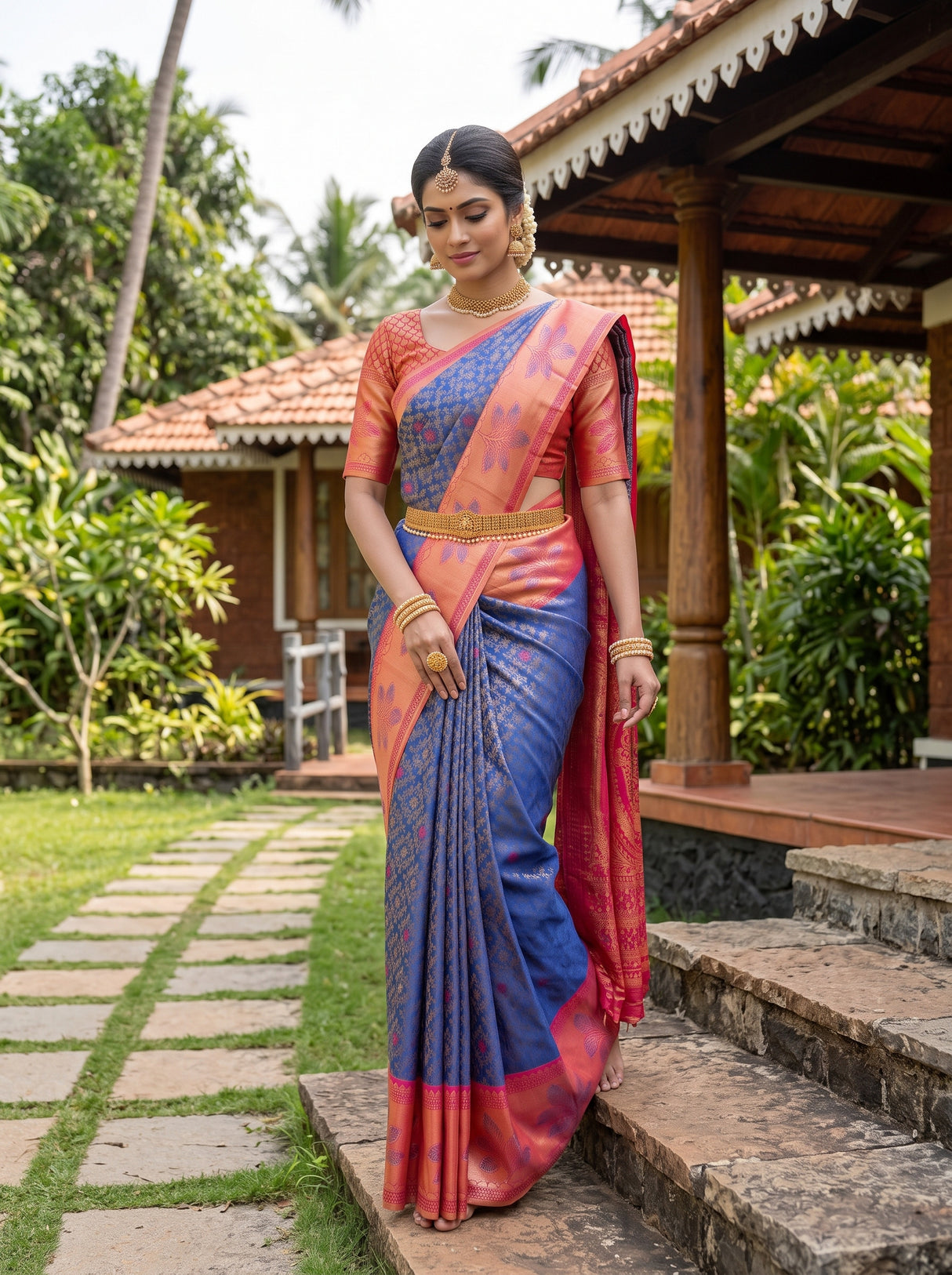 MIMOSA Saree Saree — pose 6 styling detail
