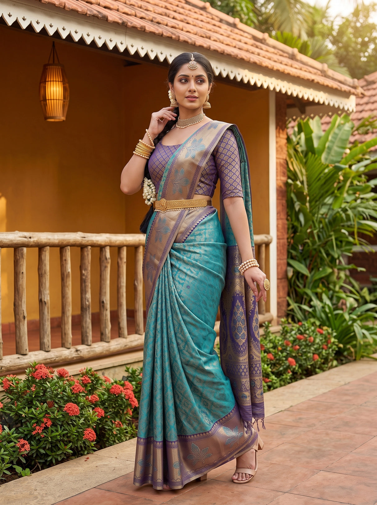 MIMOSA Saree Saree — pose 5 styling detail