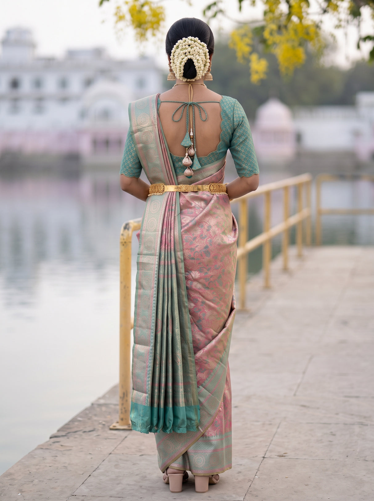 MIMOSA Saree Saree — pose 2 styling detail