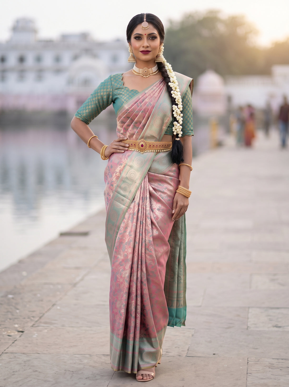 MIMOSA Saree Saree — pose 4 styling detail