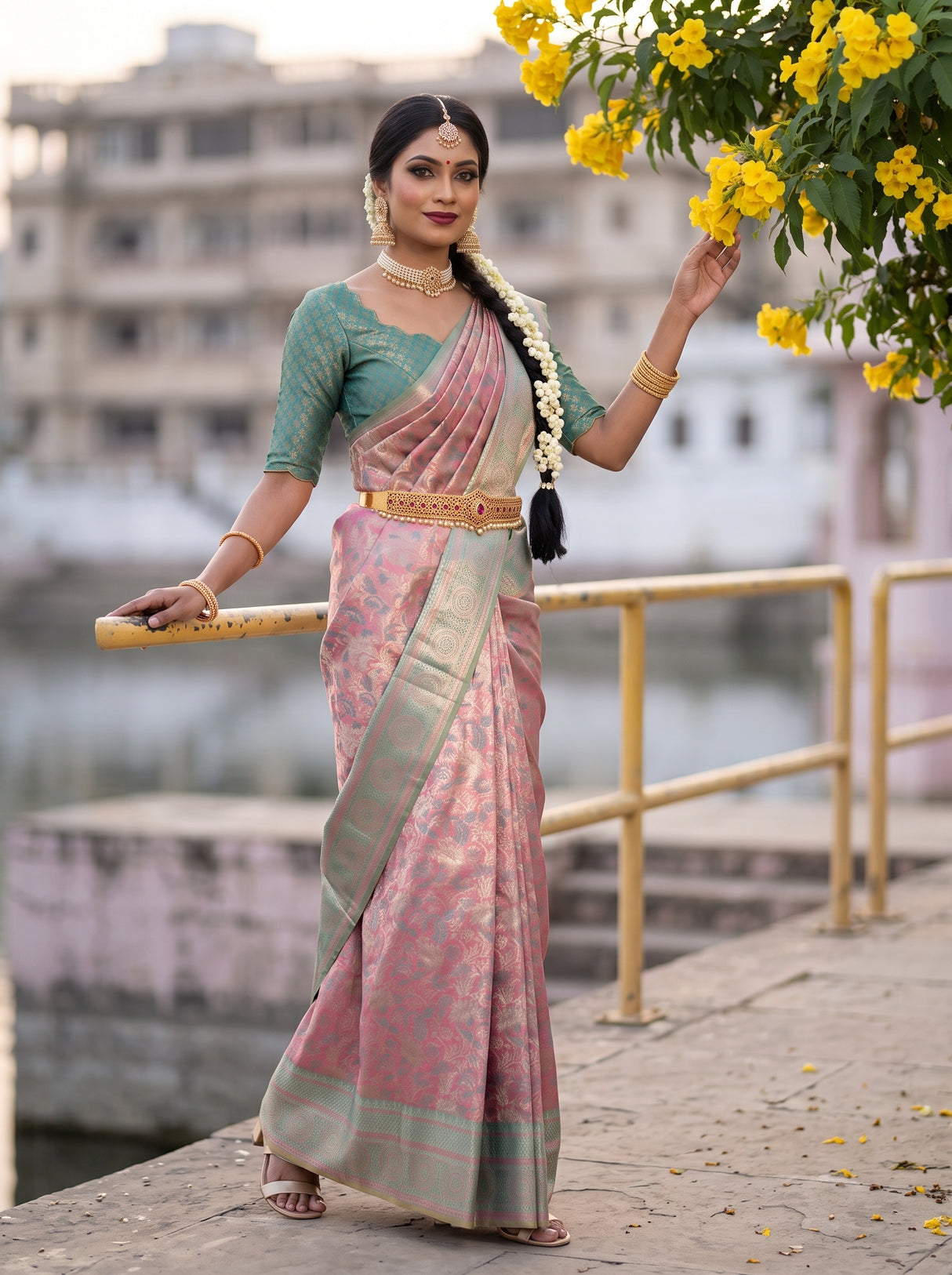 MIMOSA Saree Saree — pose 5 styling detail
