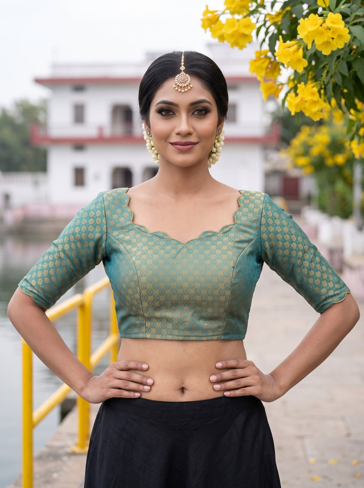 MIMOSA Saree Saree — blouse close-up