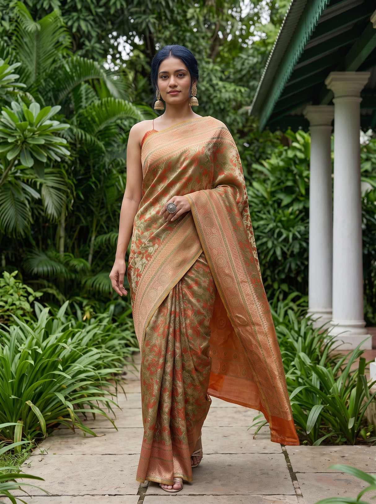 MIMOSA Saree Saree — pose 6 styling detail