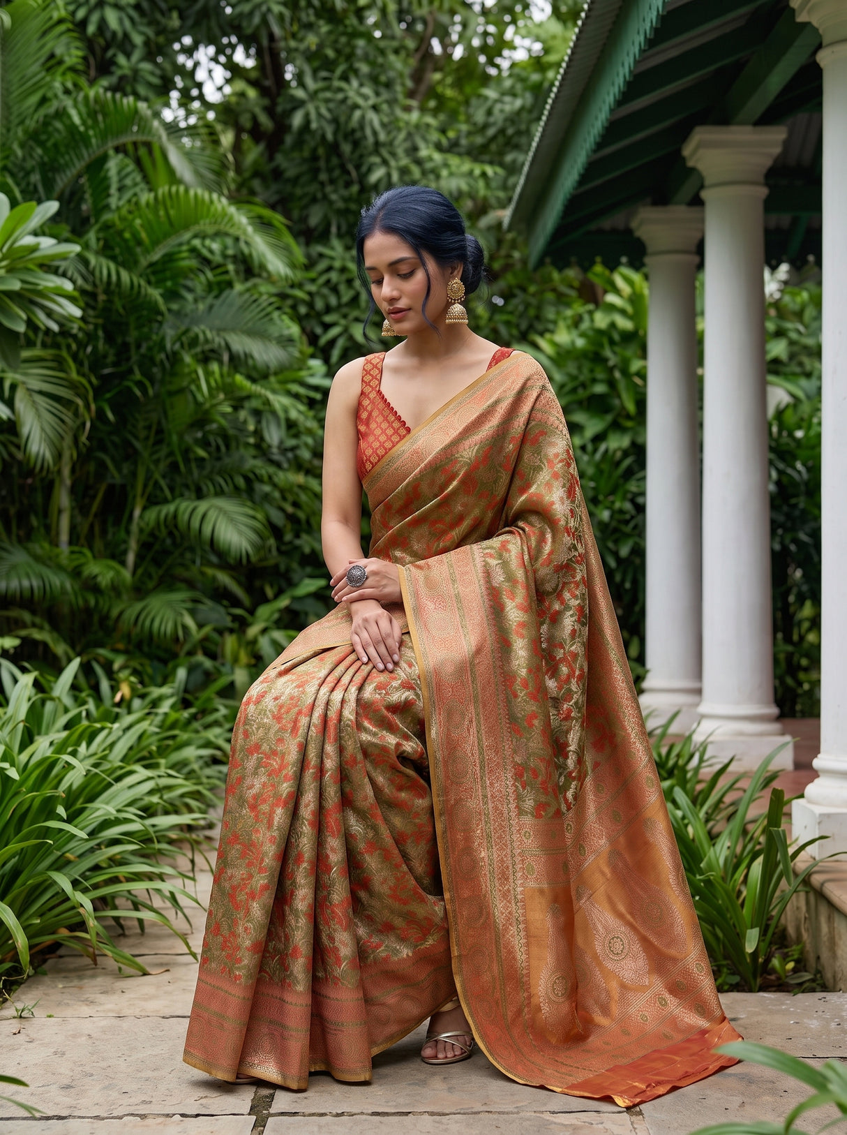 MIMOSA Saree Saree — pose 8 styling detail