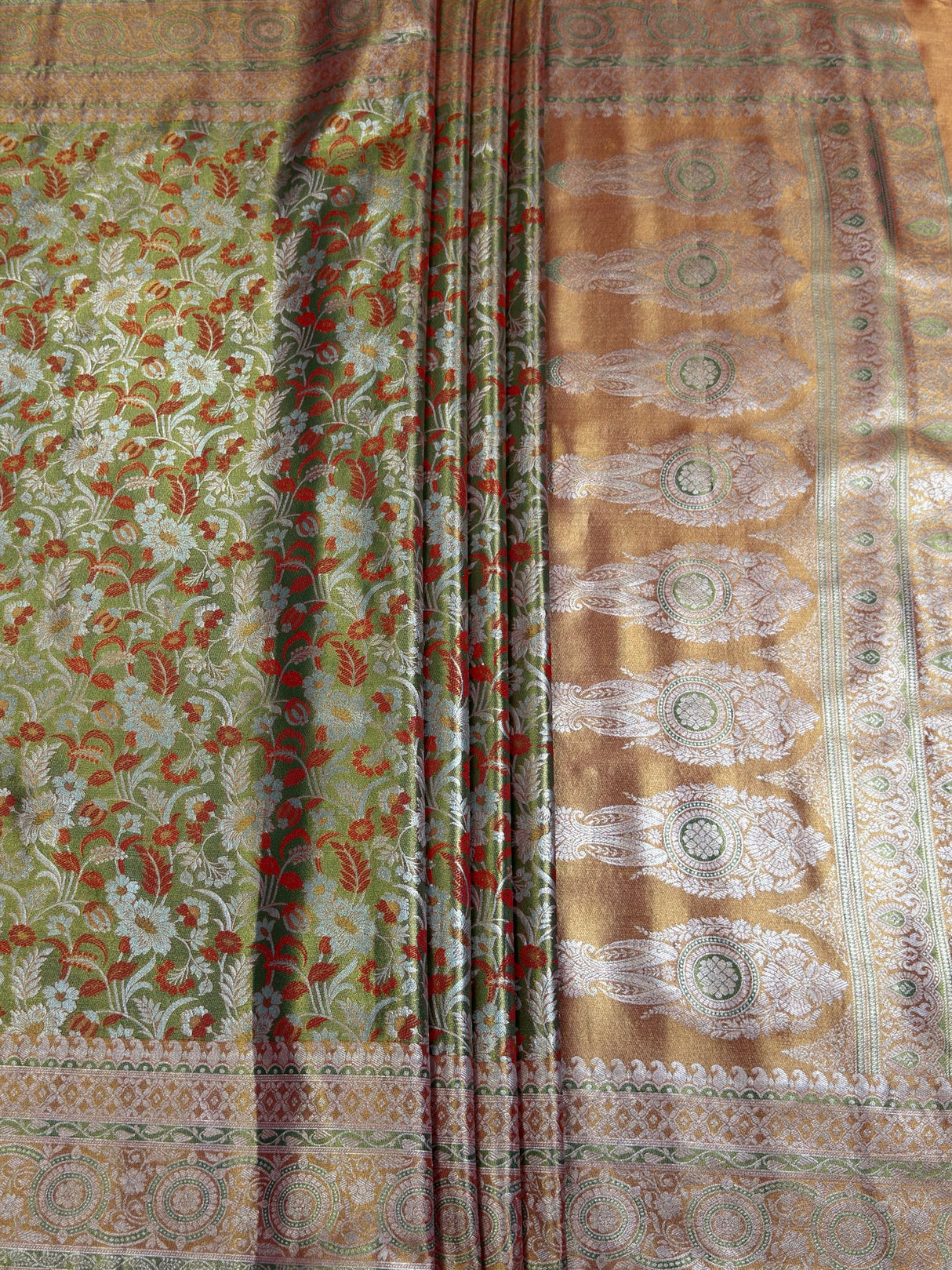 MIMOSA Saree Saree — pallu and zari work detail
