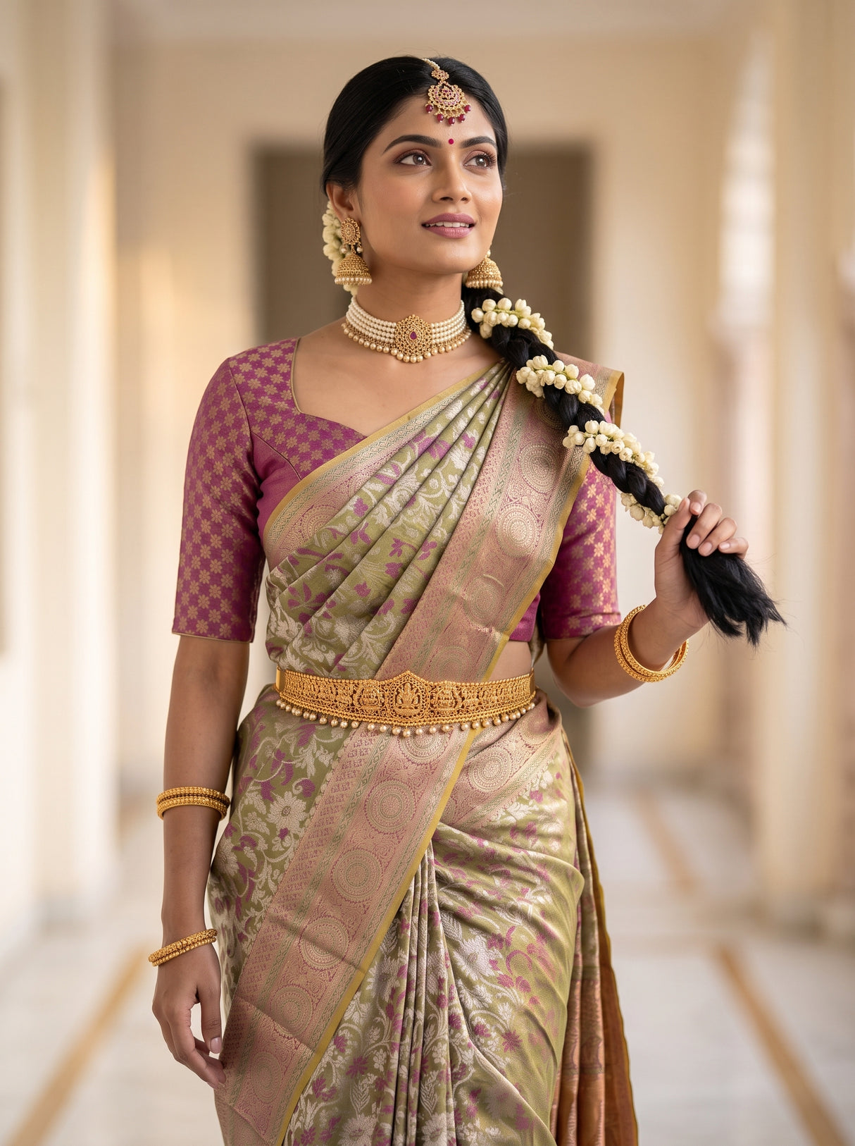 MIMOSA Saree Saree — pose 10 styling detail