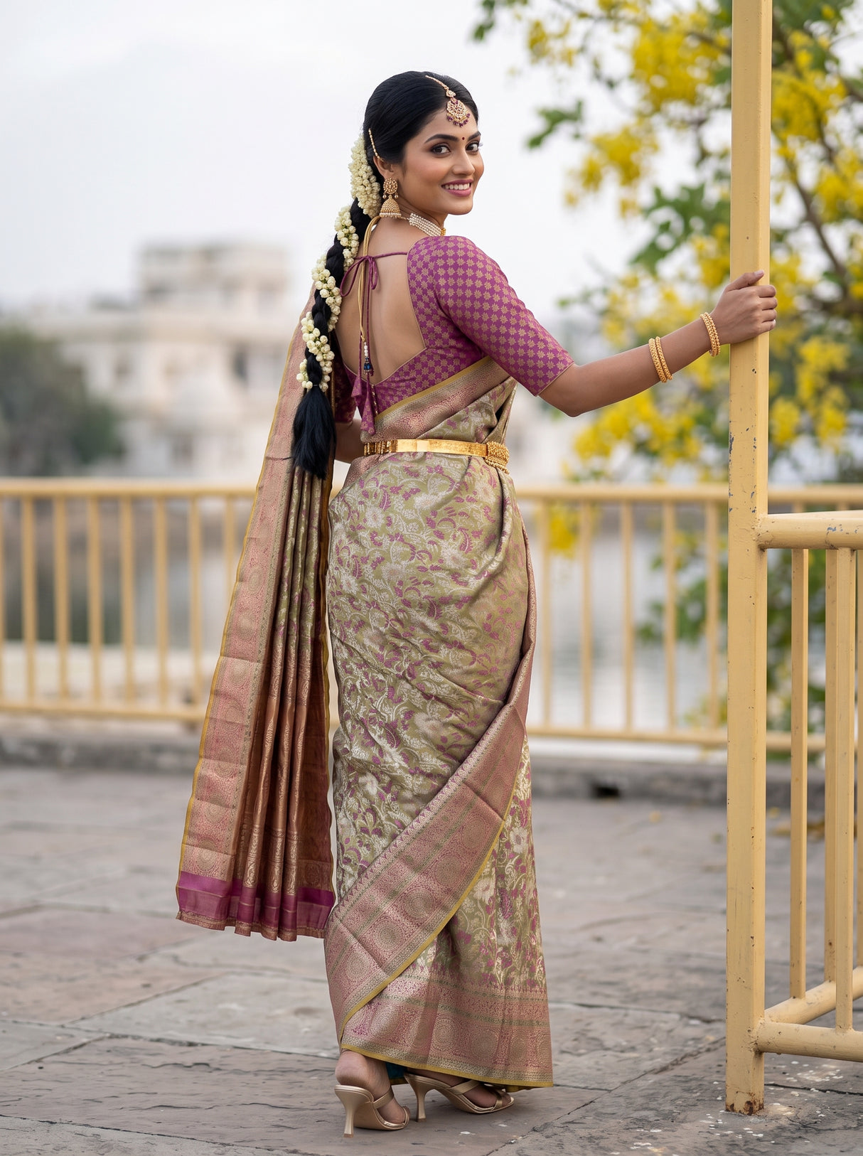MIMOSA Saree Saree — pose 7 styling detail