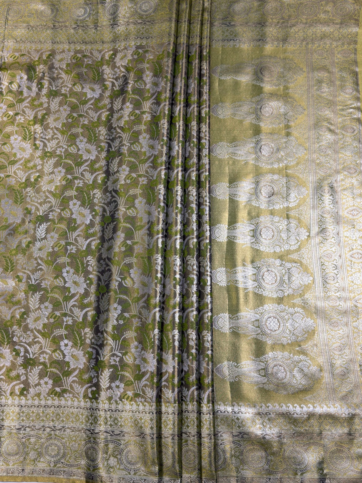 MIMOSA Saree Saree — pallu and zari work detail