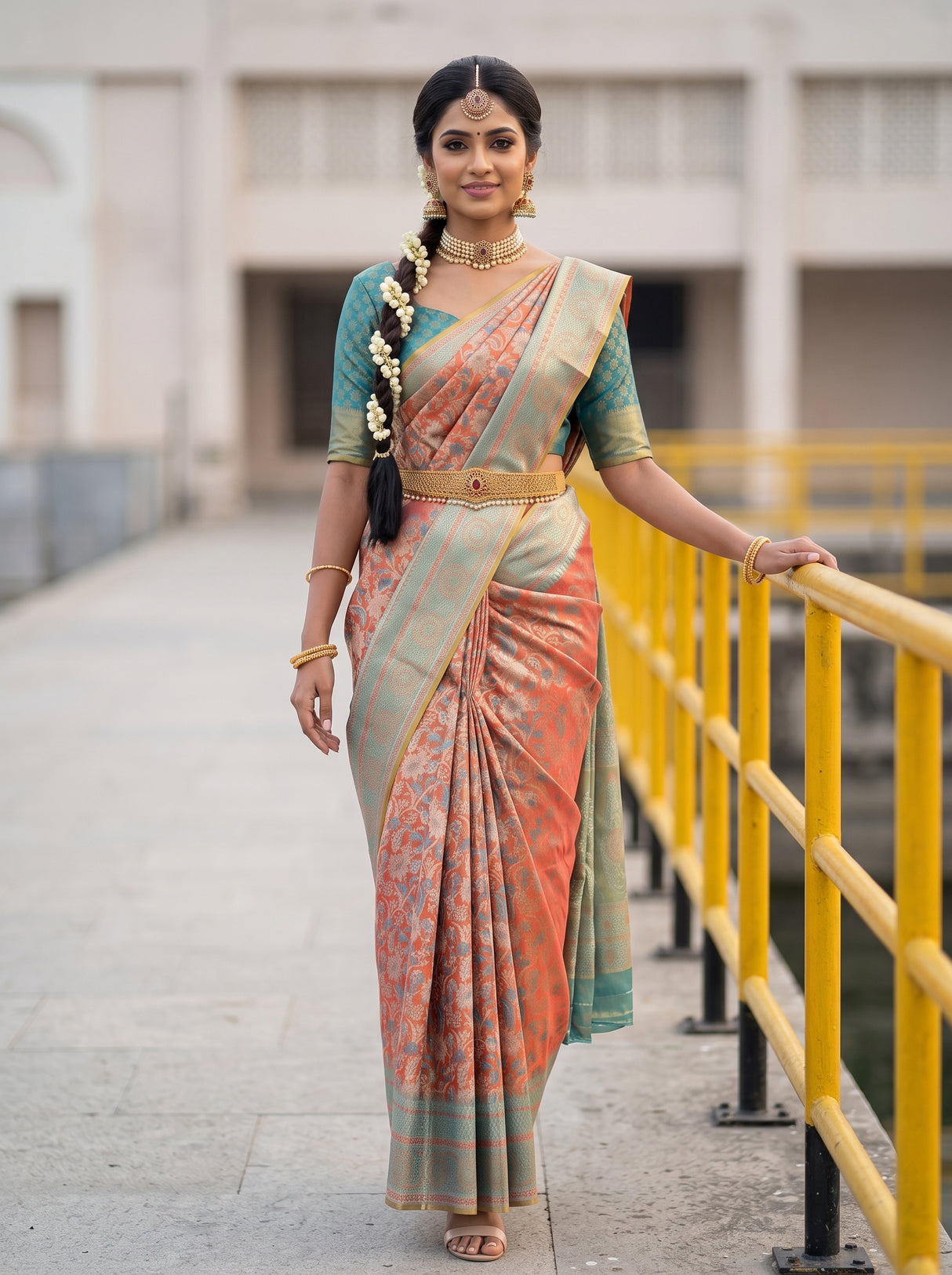 MIMOSA Saree Saree — pose 6 styling detail