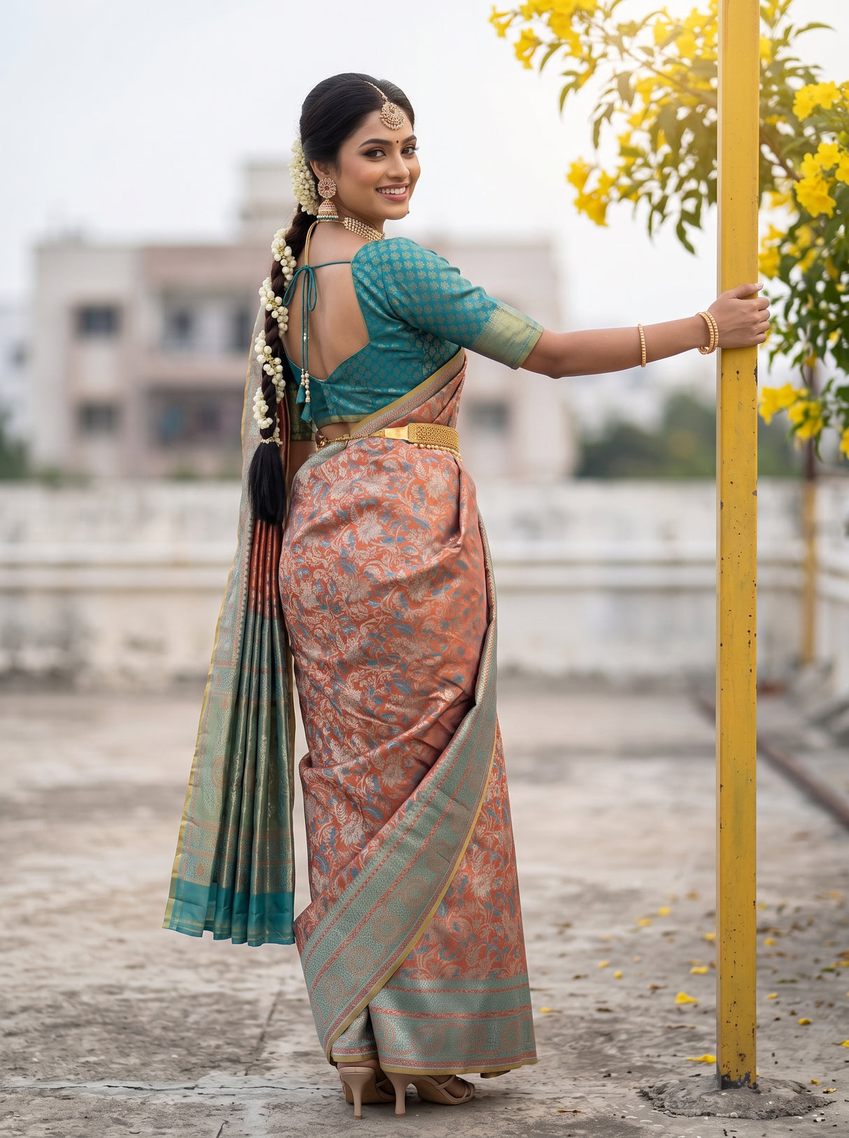MIMOSA Saree Saree — pose 7 styling detail