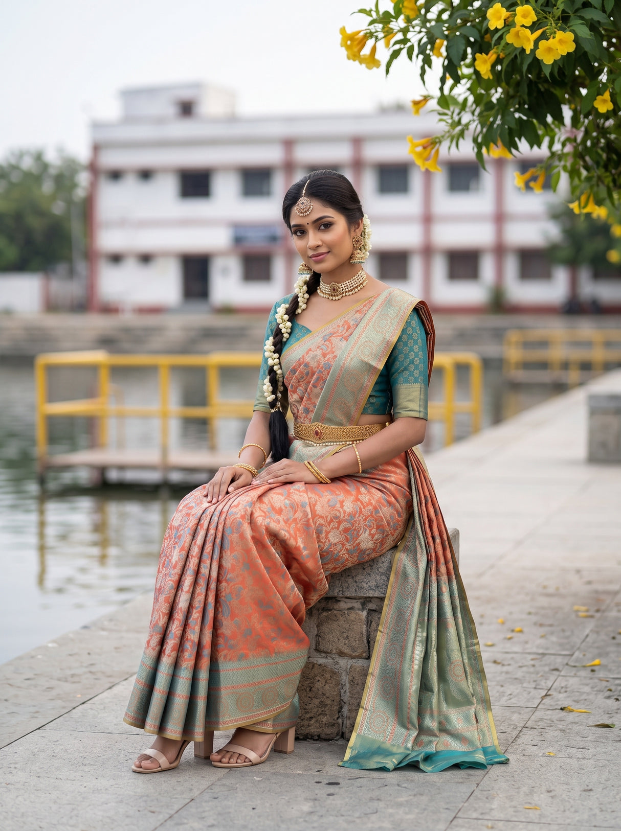 MIMOSA Saree Saree — pose 8 styling detail