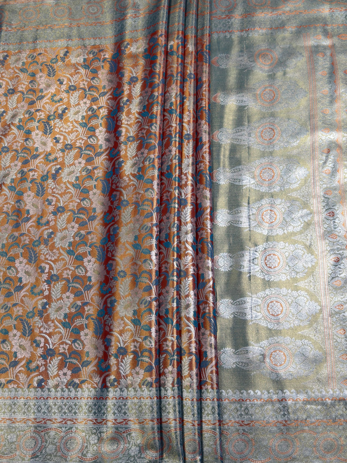 MIMOSA Saree Saree — pallu and zari work detail