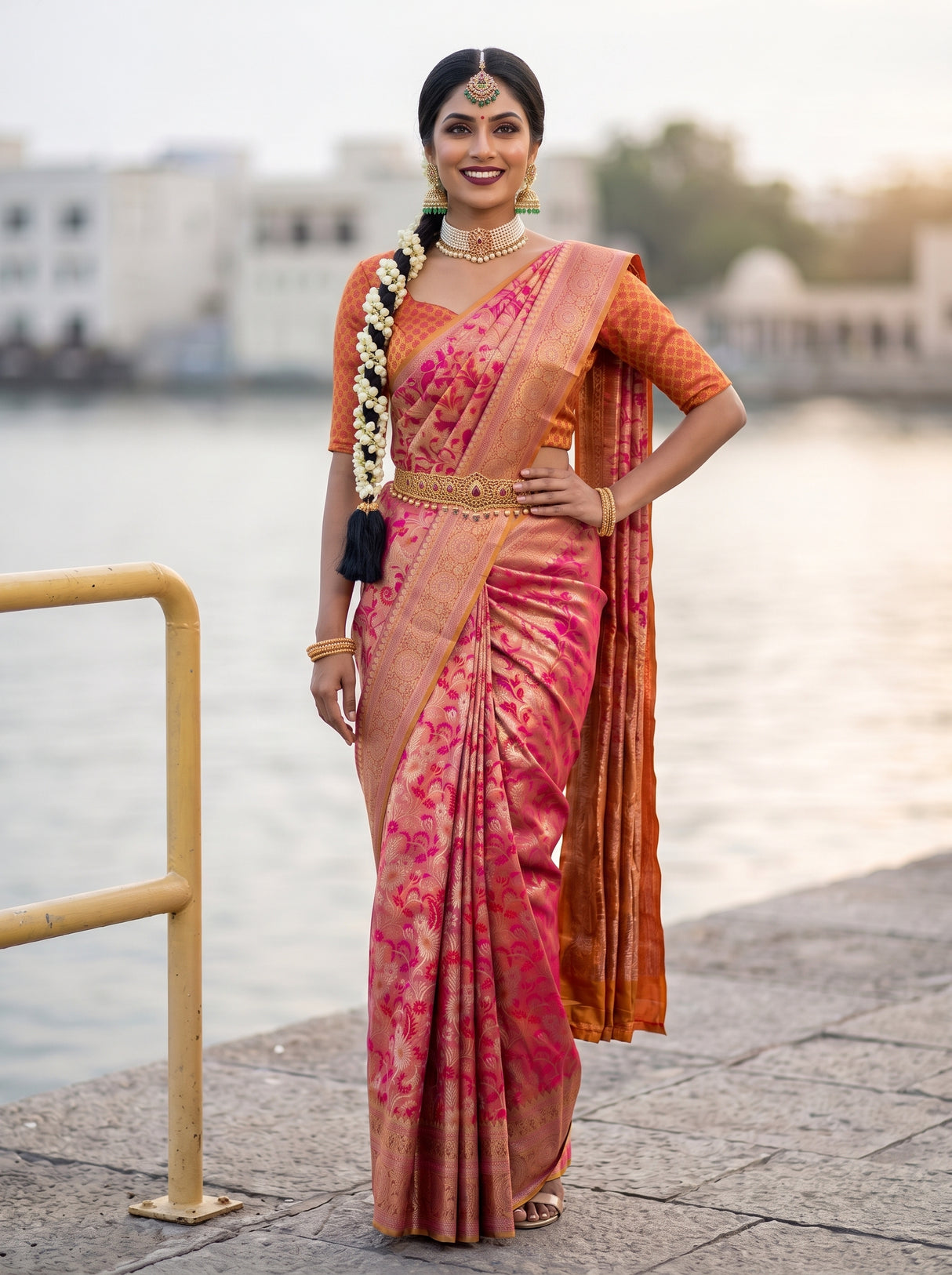 MIMOSA Saree Saree — pose 4 styling detail