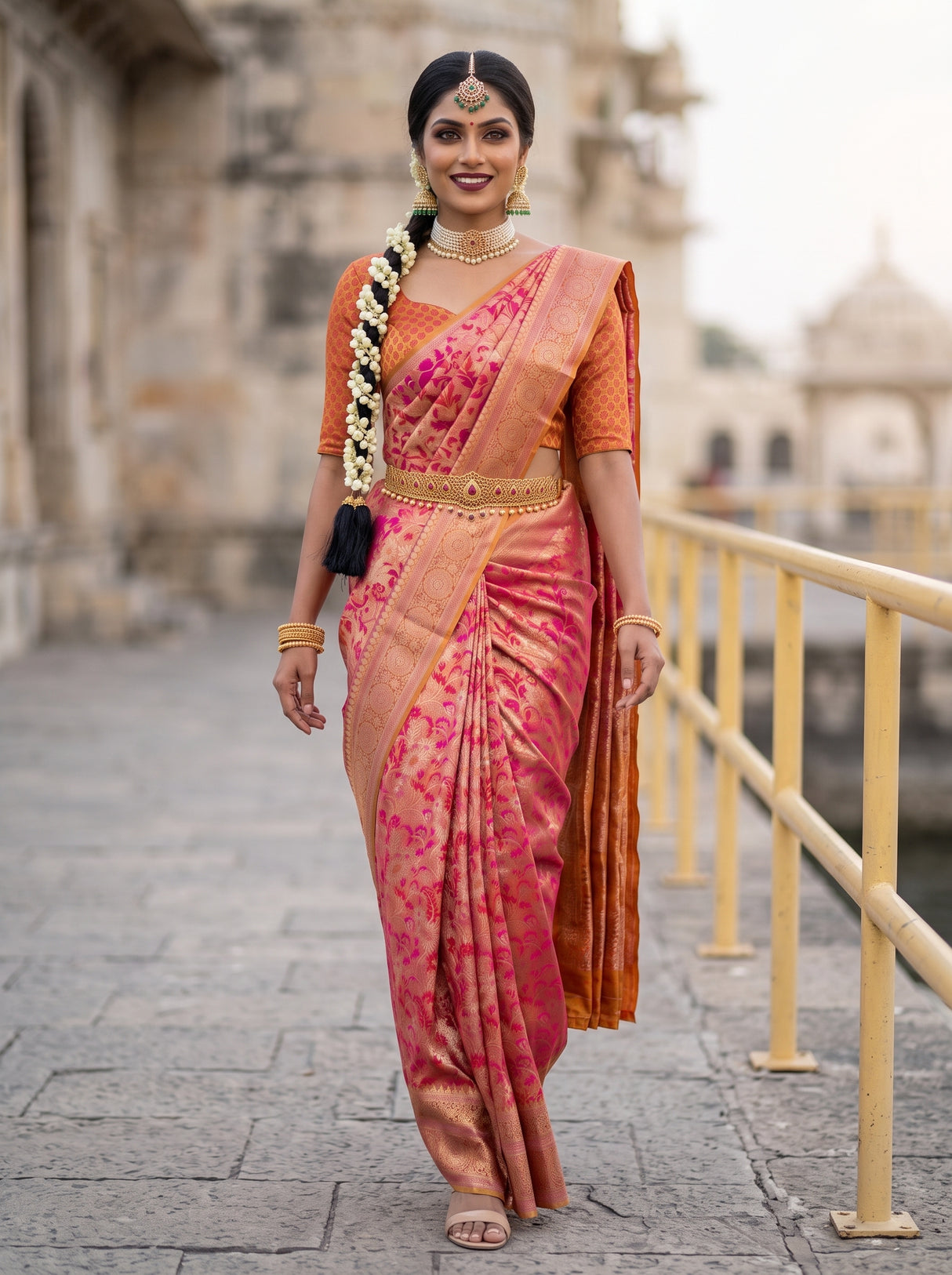 MIMOSA Saree Saree — pose 6 styling detail
