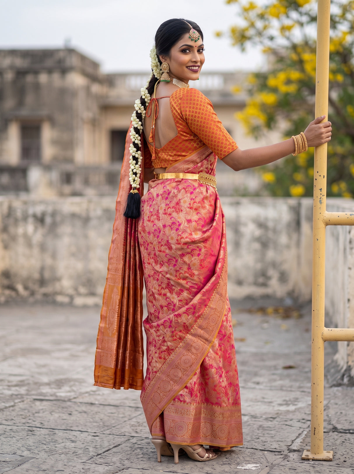 MIMOSA Saree Saree — pose 7 styling detail