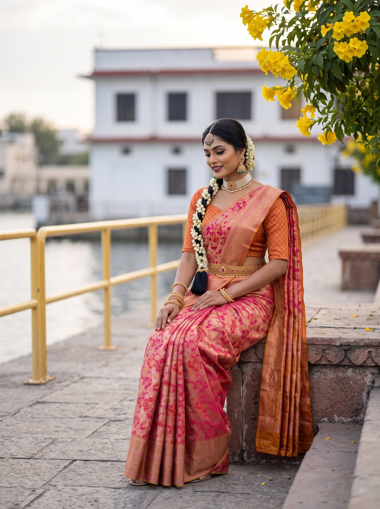 MIMOSA Saree Saree — pose 8 styling detail
