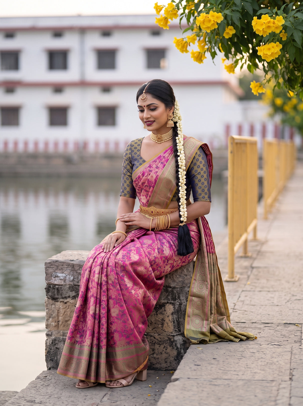 MIMOSA Saree Saree — pose 8 styling detail