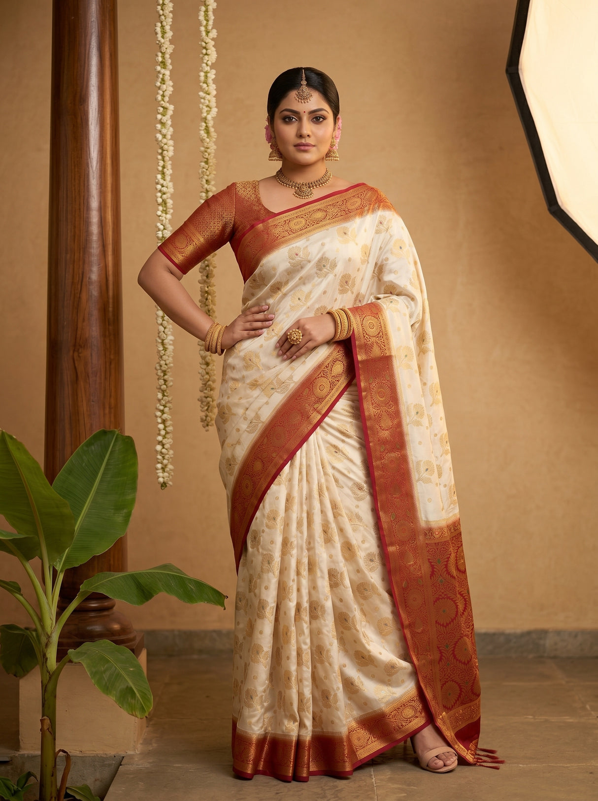 MIMOSA Saree Saree — pose 4 styling detail