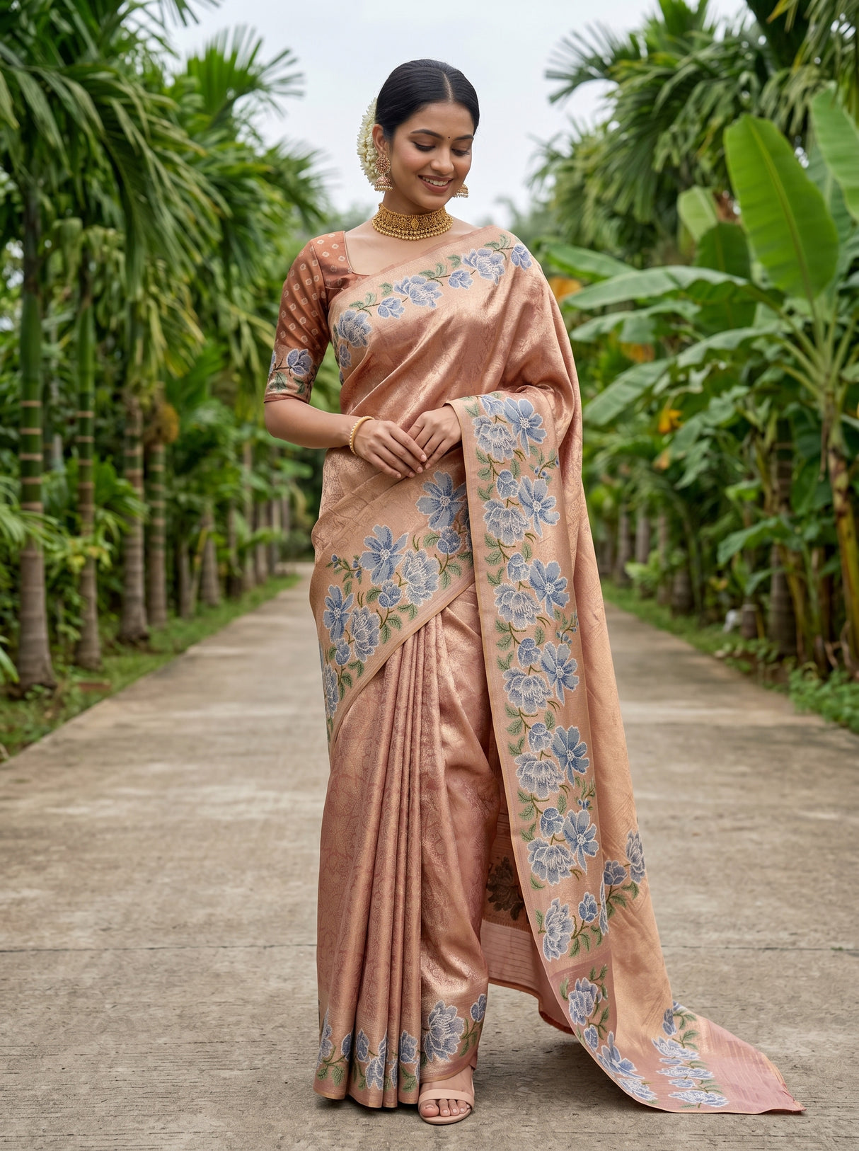 MIMOSA Saree Saree — front view on mannequin