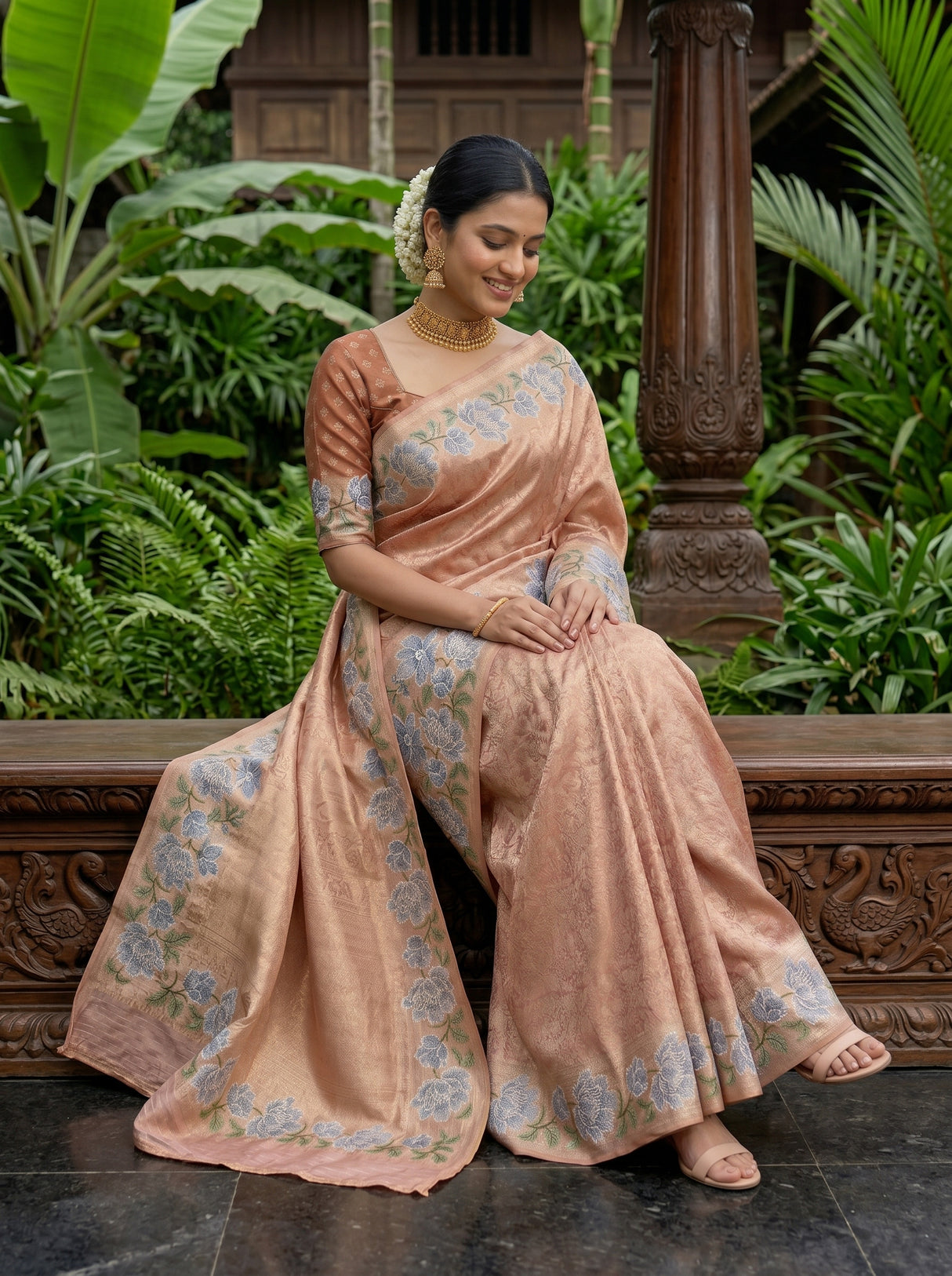 MIMOSA Saree Saree — pose 8 styling detail