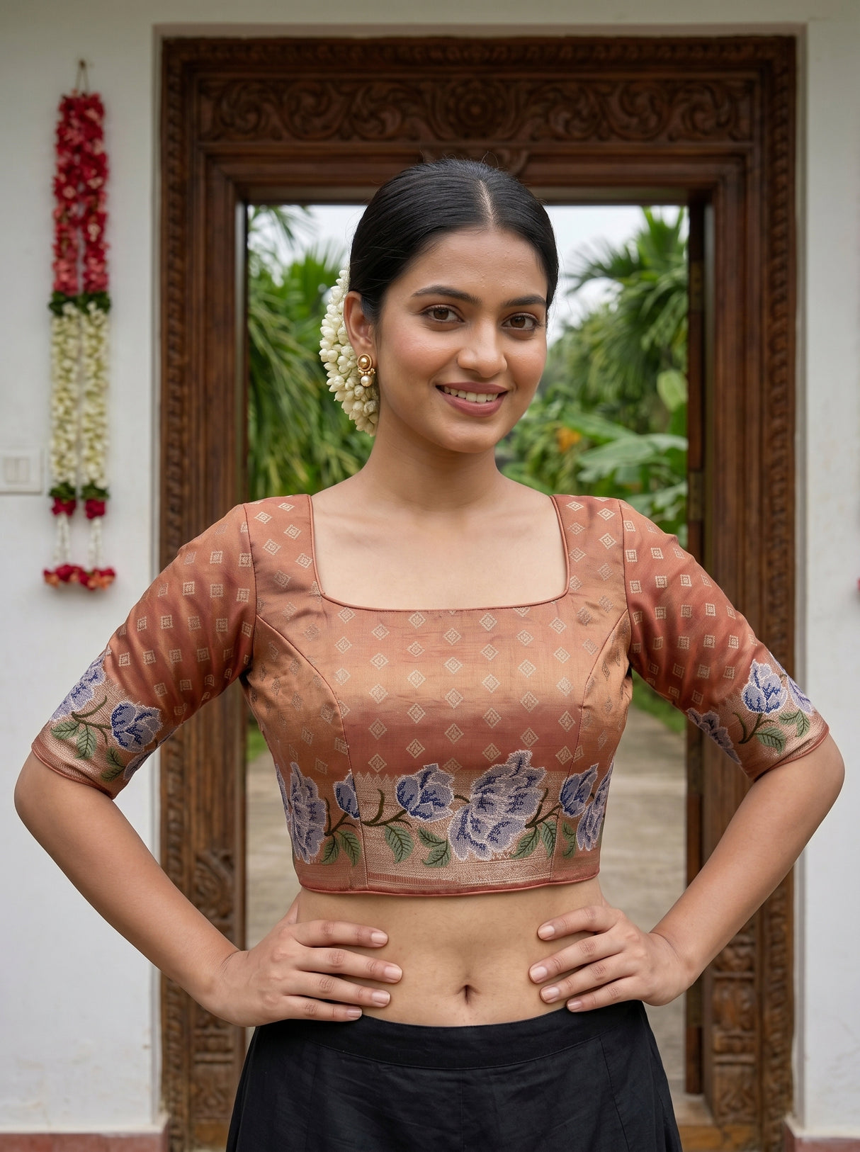 MIMOSA Saree Saree — blouse close-up