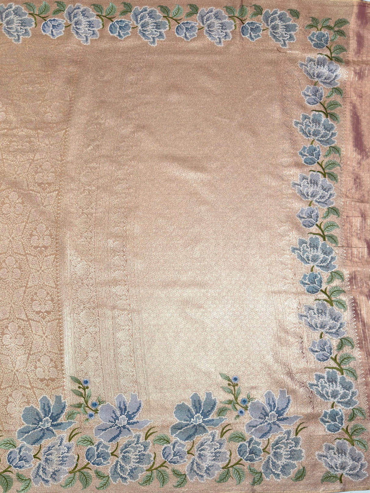 MIMOSA Saree Saree — pallu and zari work detail