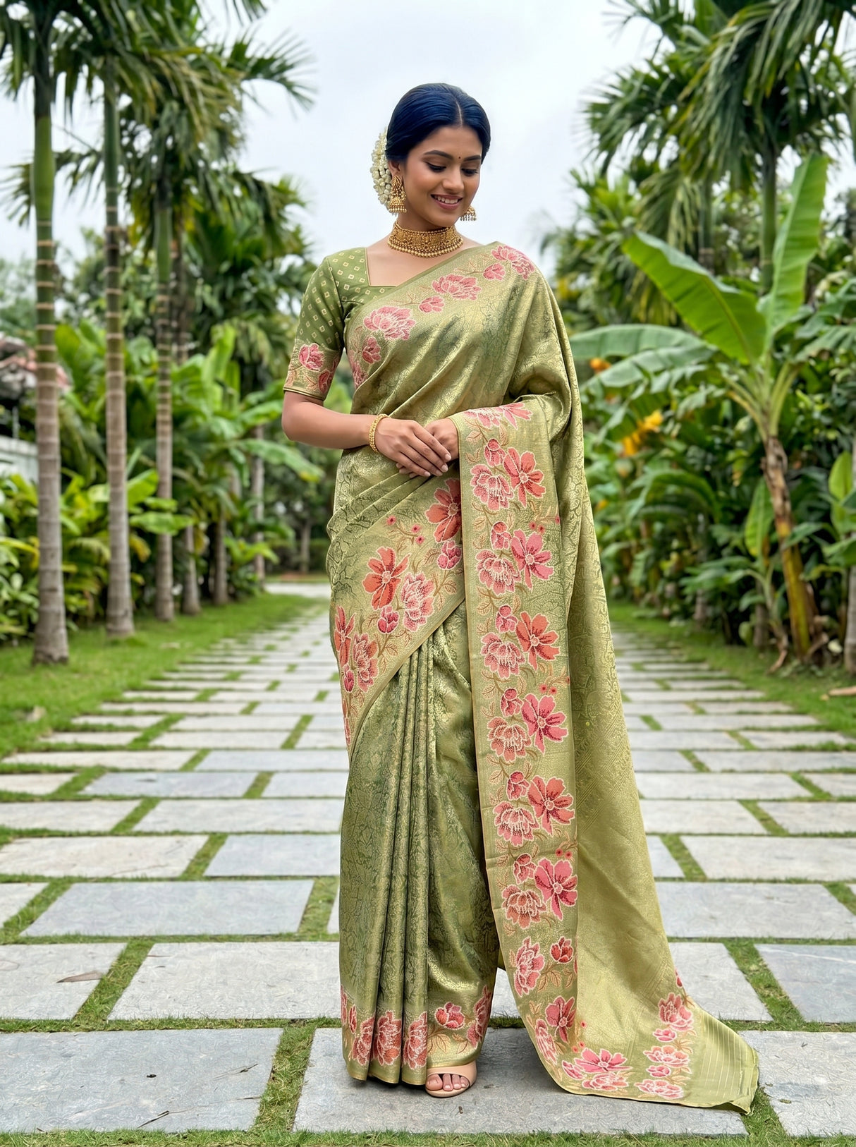 MIMOSA Saree Saree — front view on mannequin