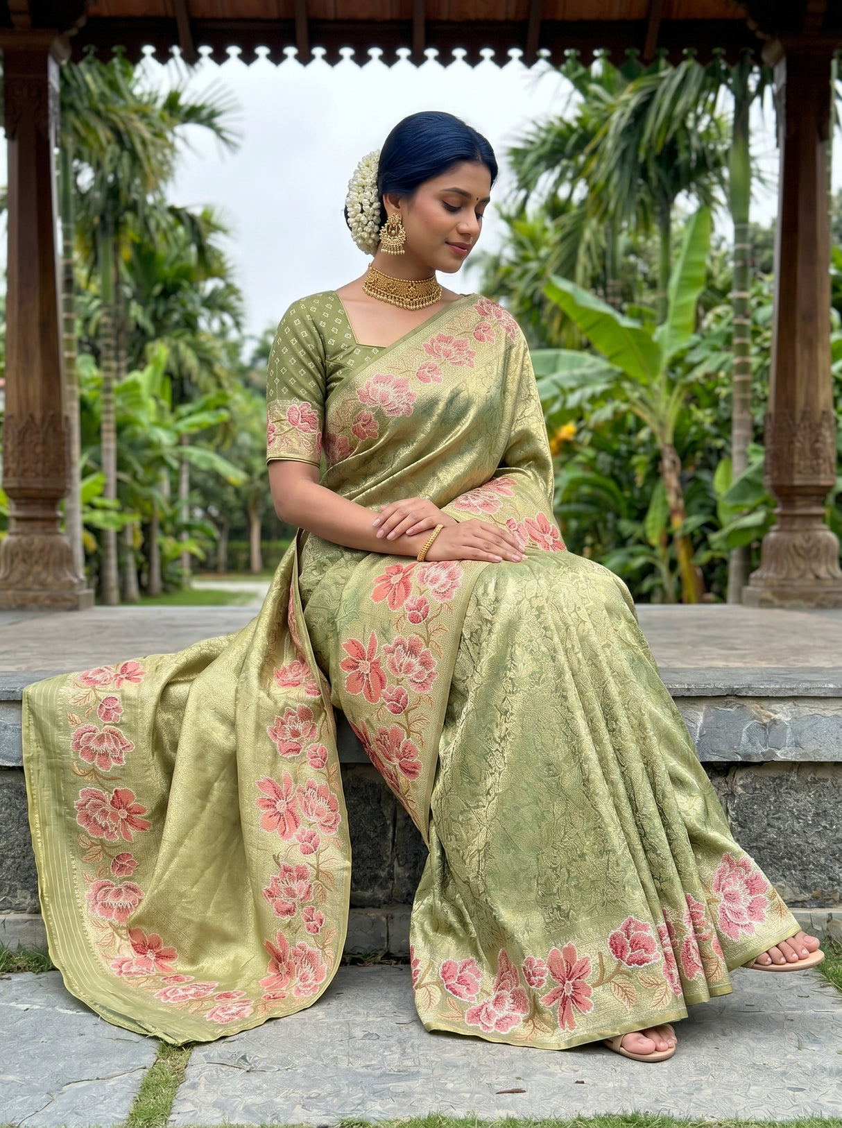 MIMOSA Saree Saree — pose 8 styling detail