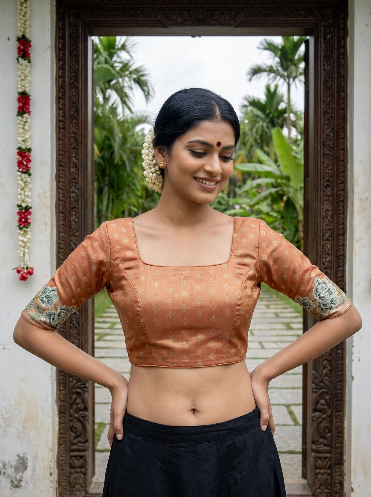 MIMOSA Saree Saree — blouse close-up