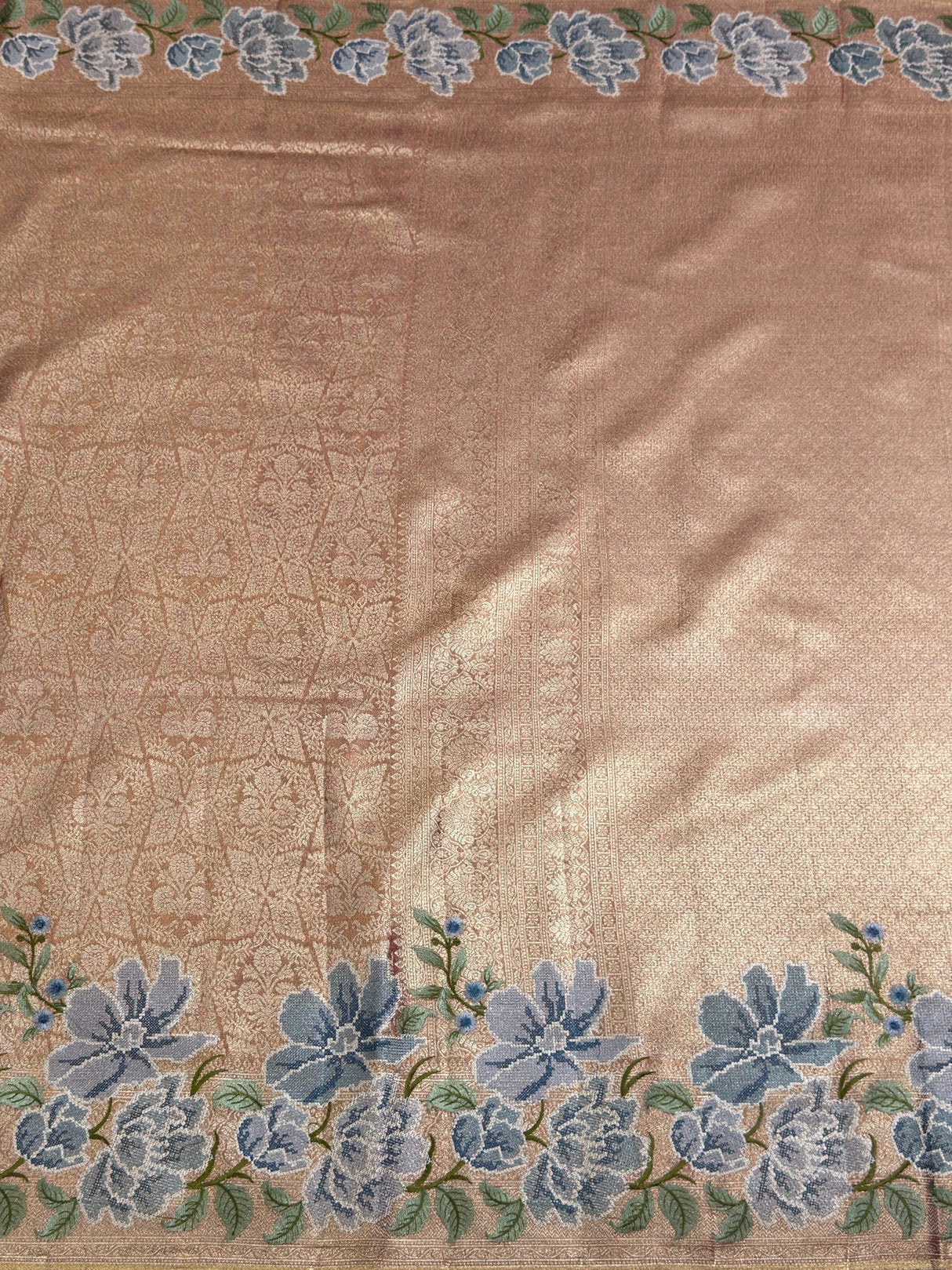 MIMOSA Saree Saree — pallu and zari work detail