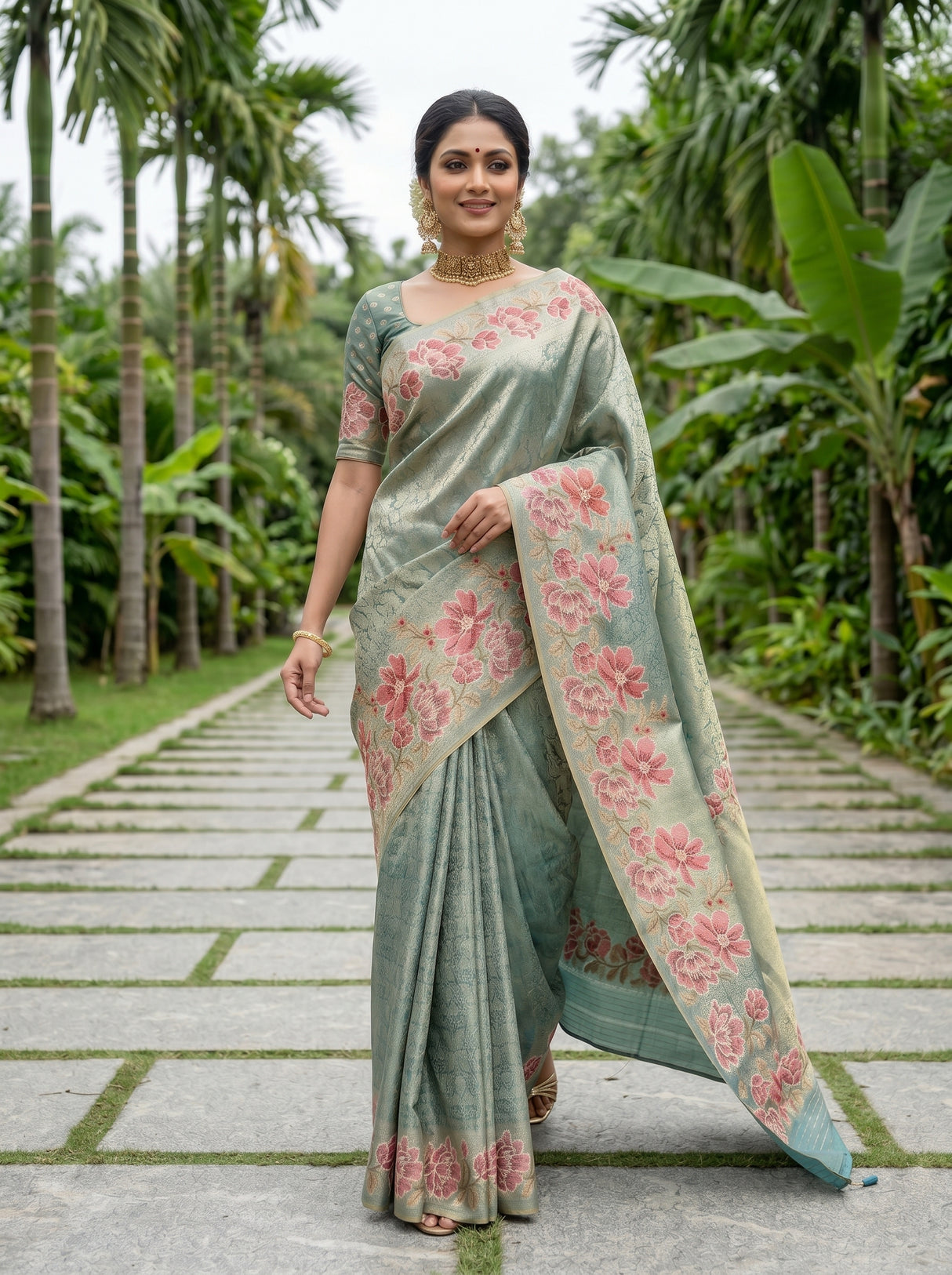 MIMOSA Saree Saree — pose 6 styling detail