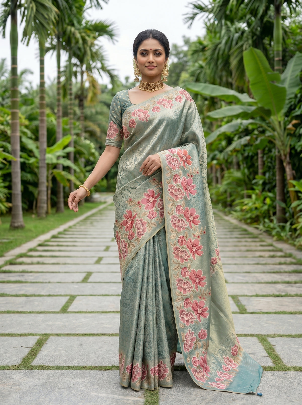 MIMOSA Saree Saree — pose 9 styling detail