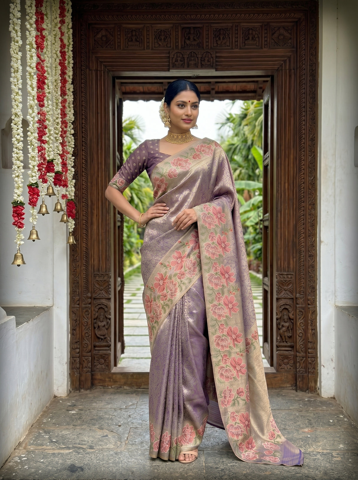 MIMOSA Saree Saree — pose 4 styling detail