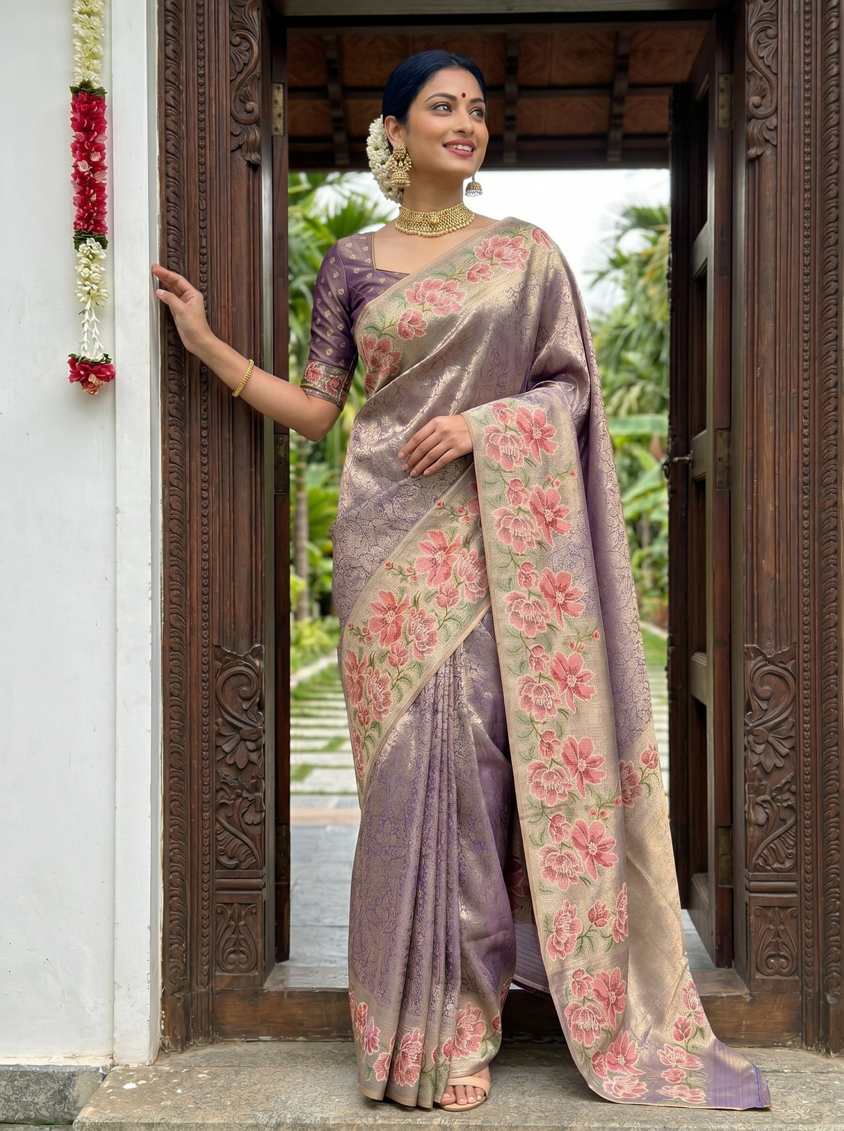 MIMOSA Saree Saree — pose 5 styling detail