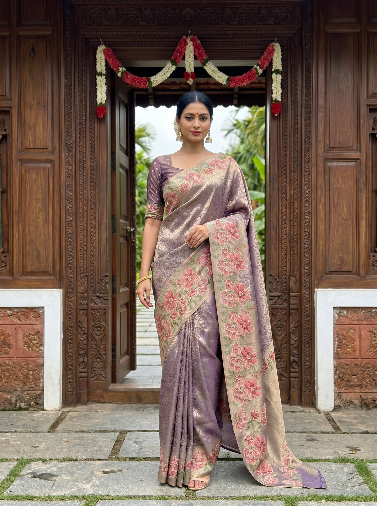 MIMOSA Saree Saree — pose 6 styling detail