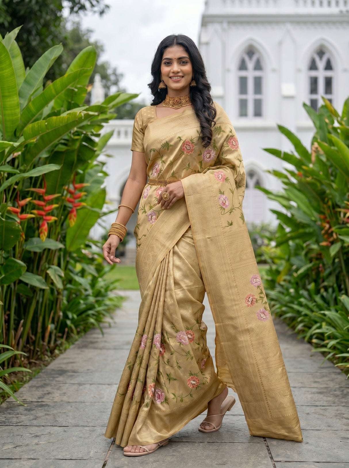 MIMOSA Saree Saree — pose 6 styling detail