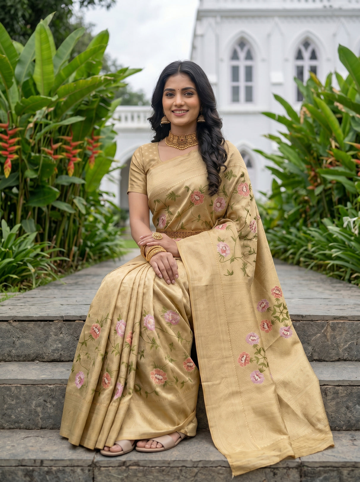 MIMOSA Saree Saree — pose 8 styling detail