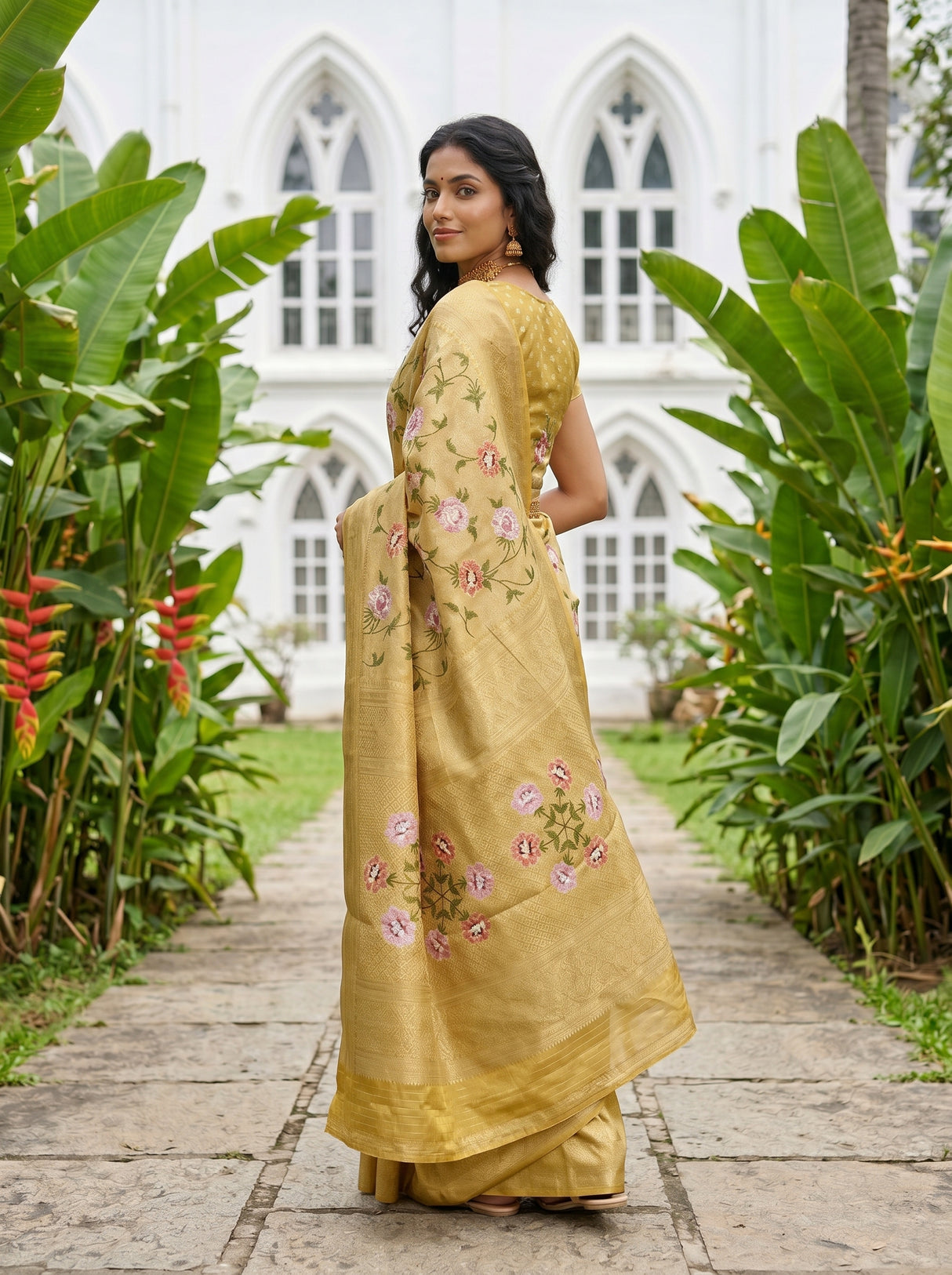MIMOSA Saree Saree — pose 7 styling detail