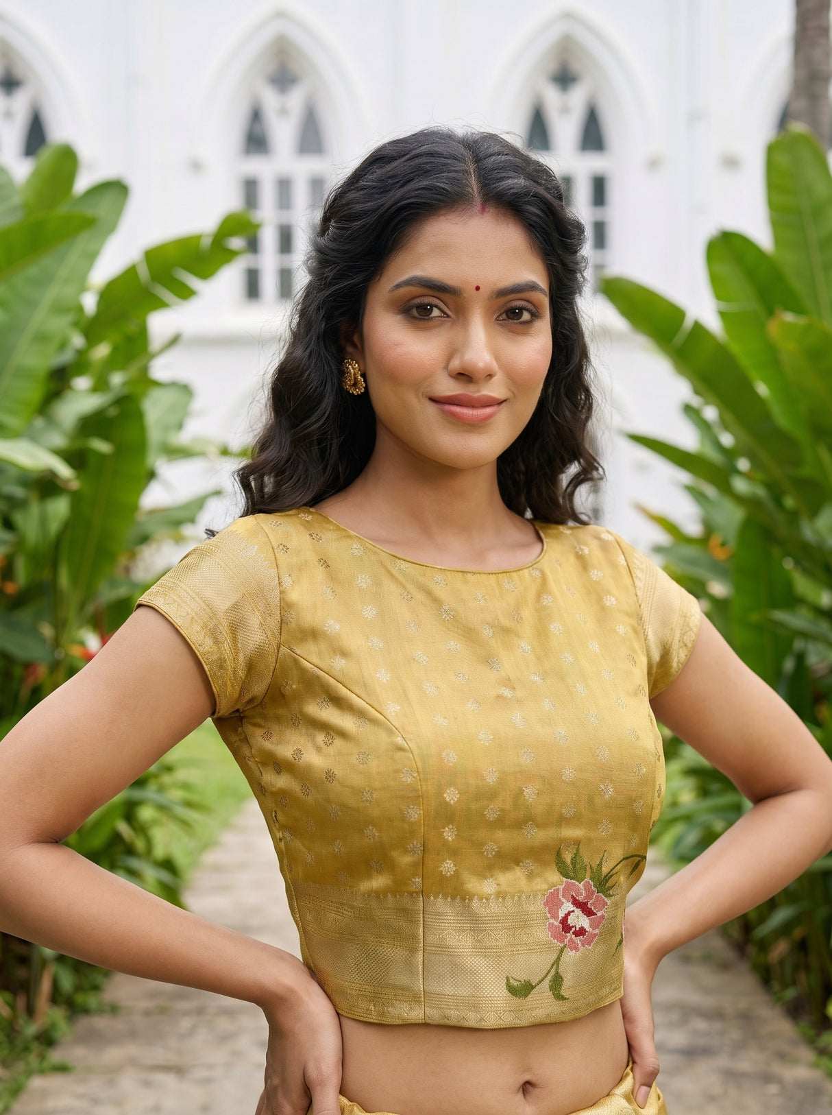 MIMOSA Saree Saree — blouse close-up