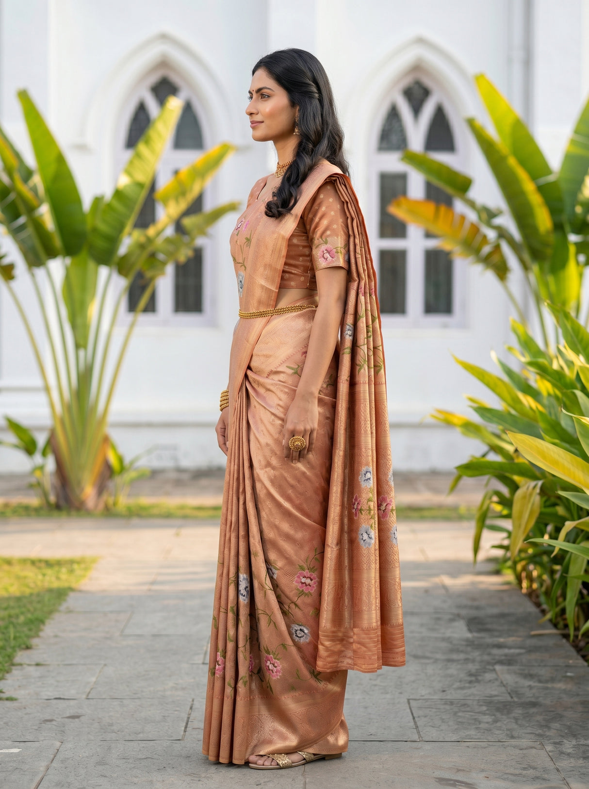 MIMOSA Saree Saree — pose 3 styling detail