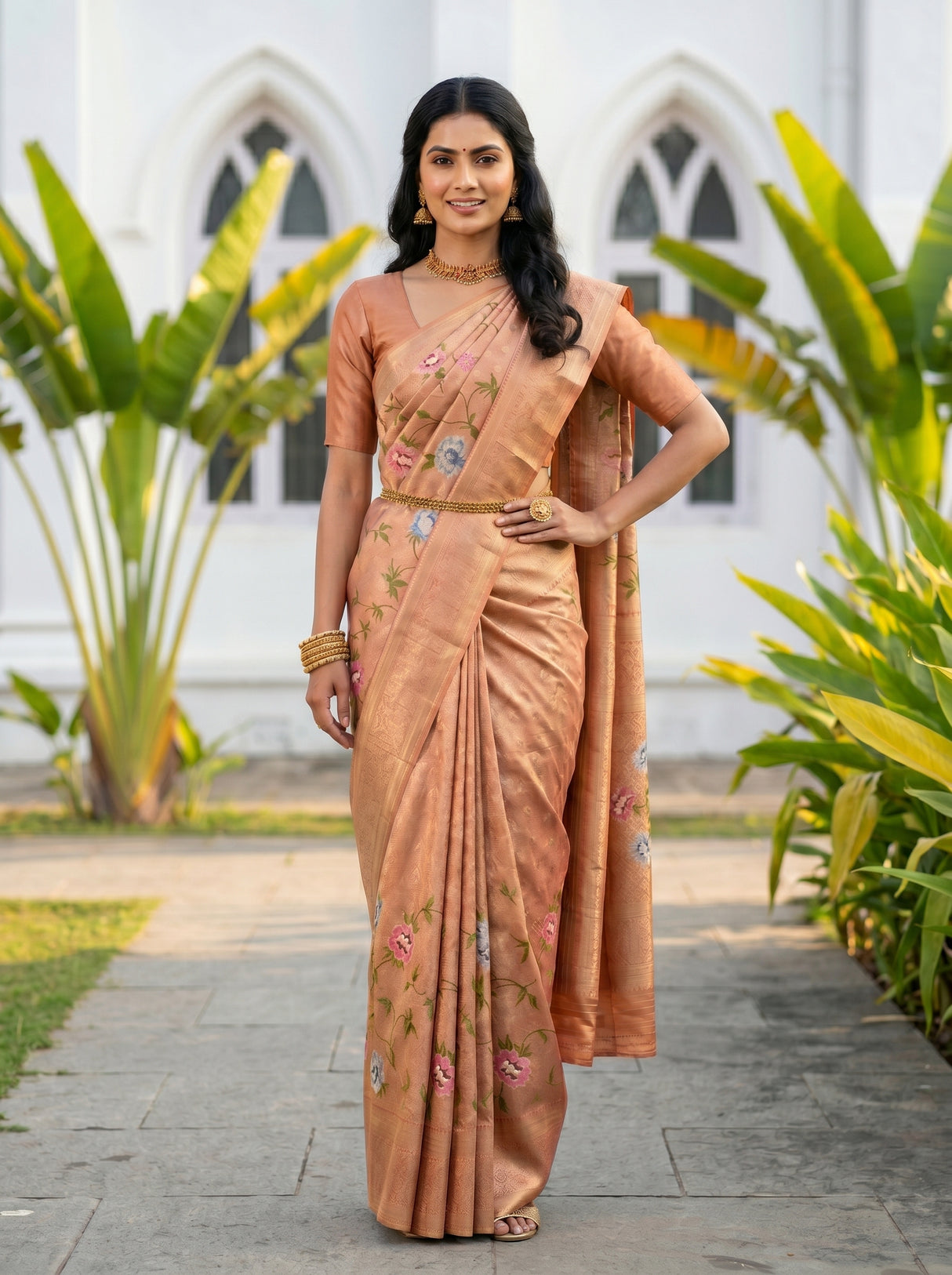 MIMOSA Saree Saree — pose 4 styling detail