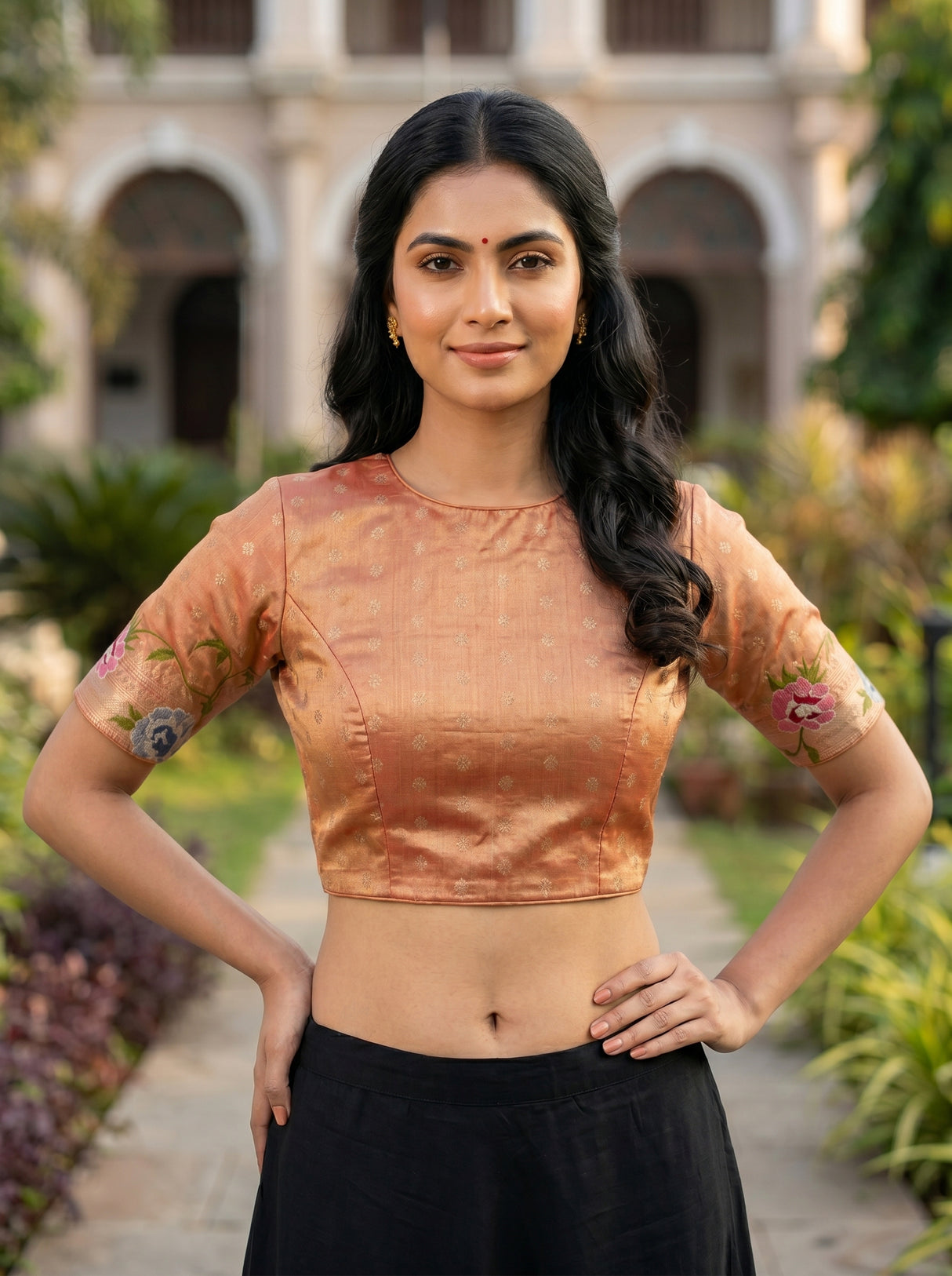MIMOSA Saree Saree — blouse close-up